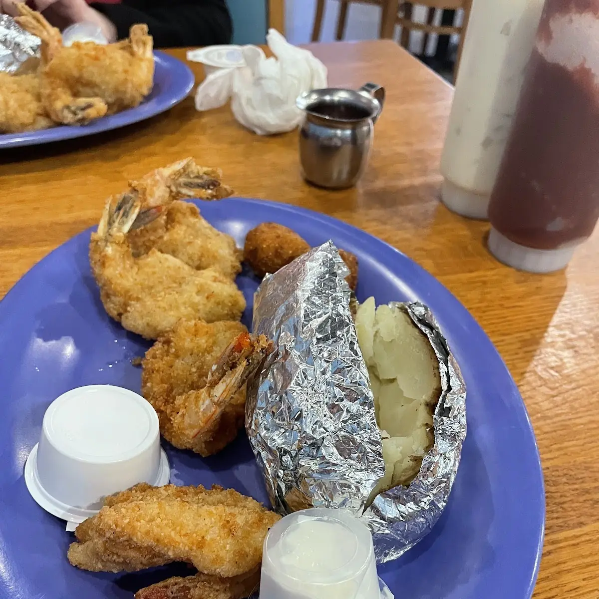 One Handbreaded Fried Shrimp