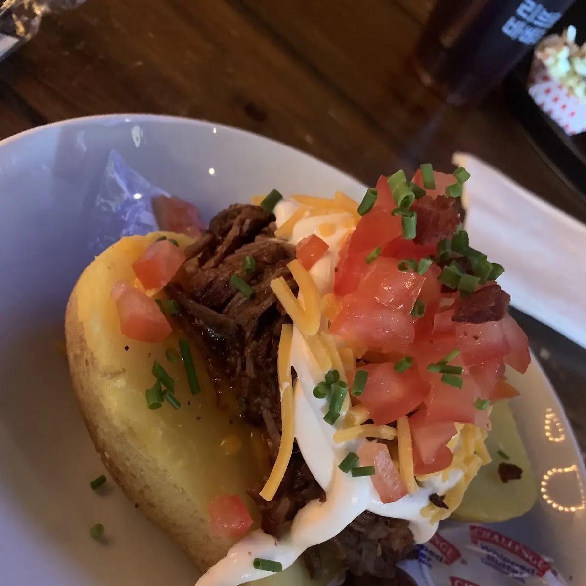 Baked Potato with Brisket