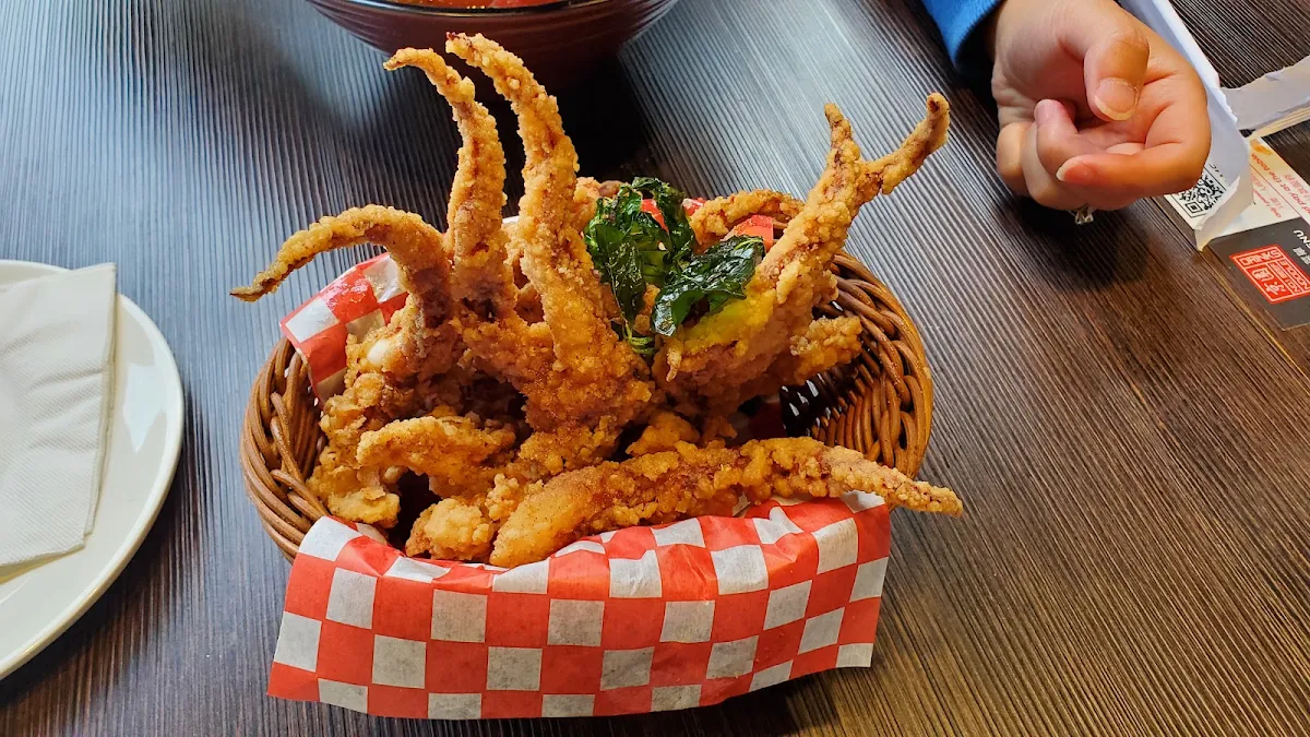 Deep Fried Squid Tentacles