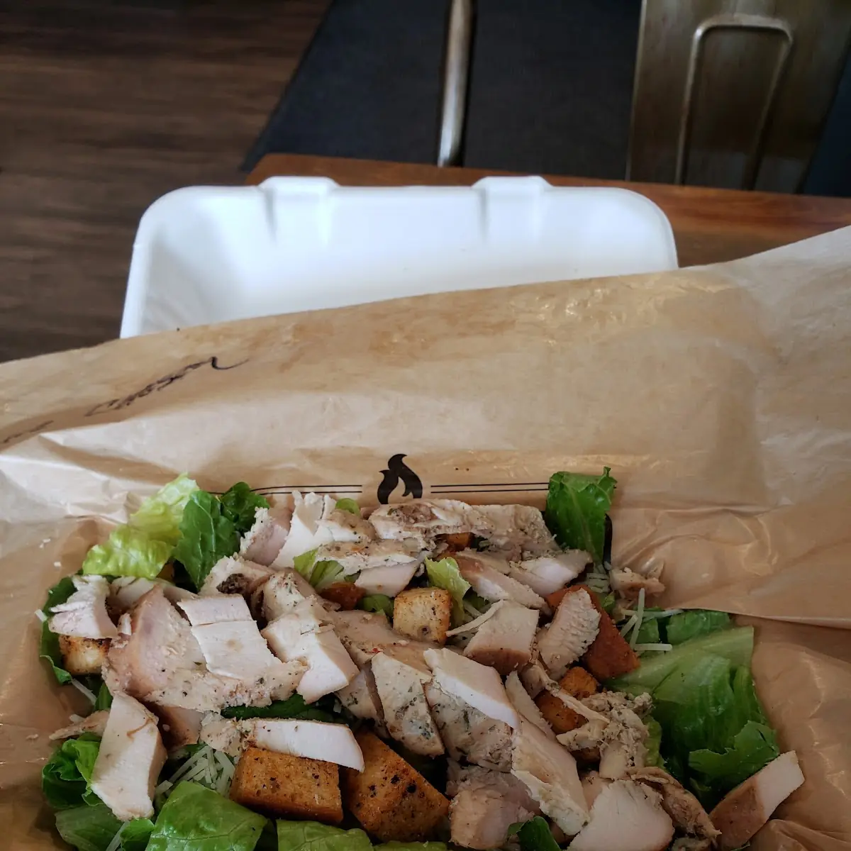 Smoked Chicken Caesar Salad
