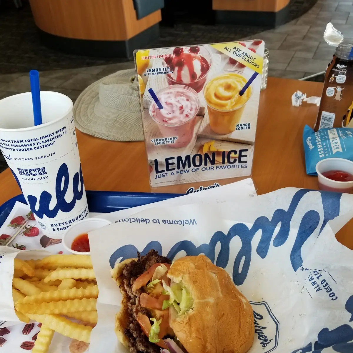 Burger and Fries