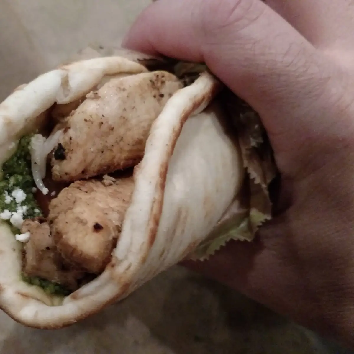 Chicken Pesto Wrap