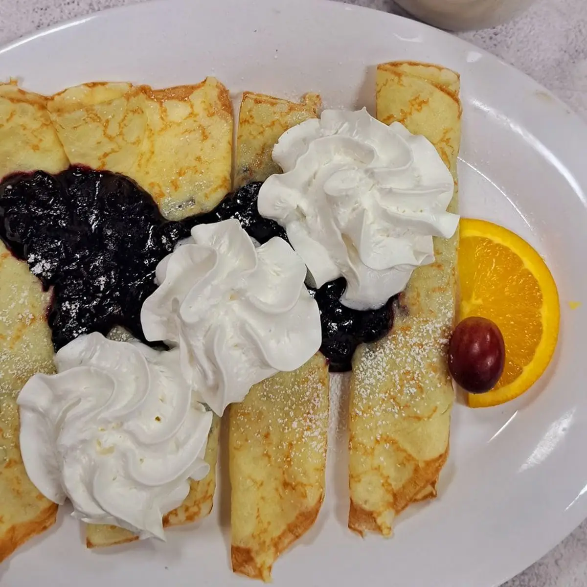 Fresh Fruit Crepes