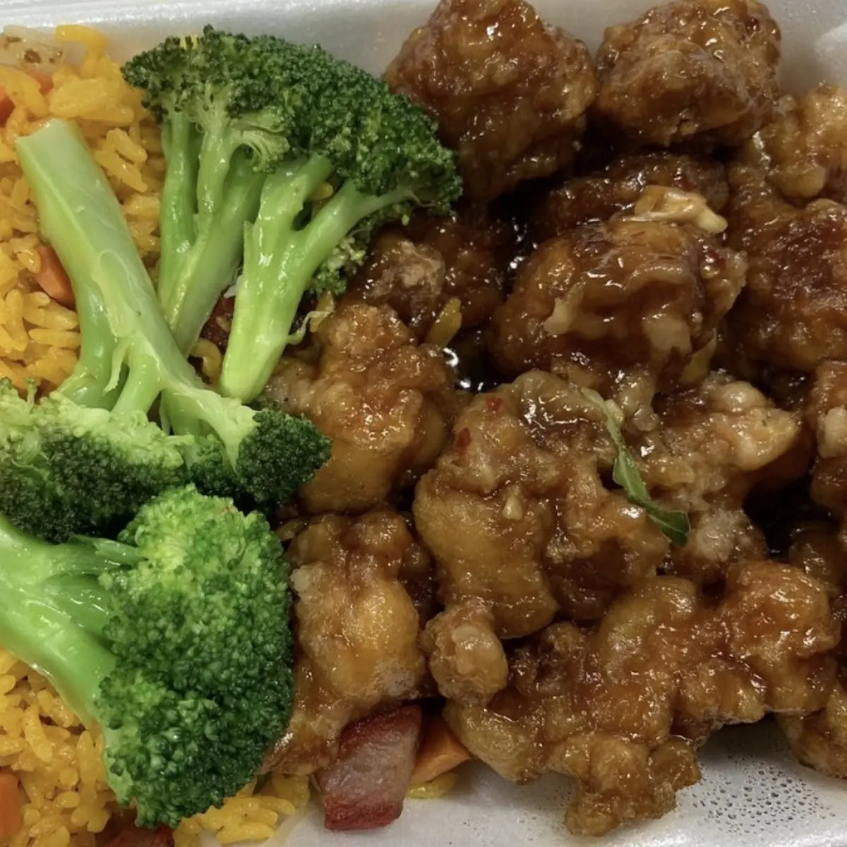 Orange Chicken w Broccoli