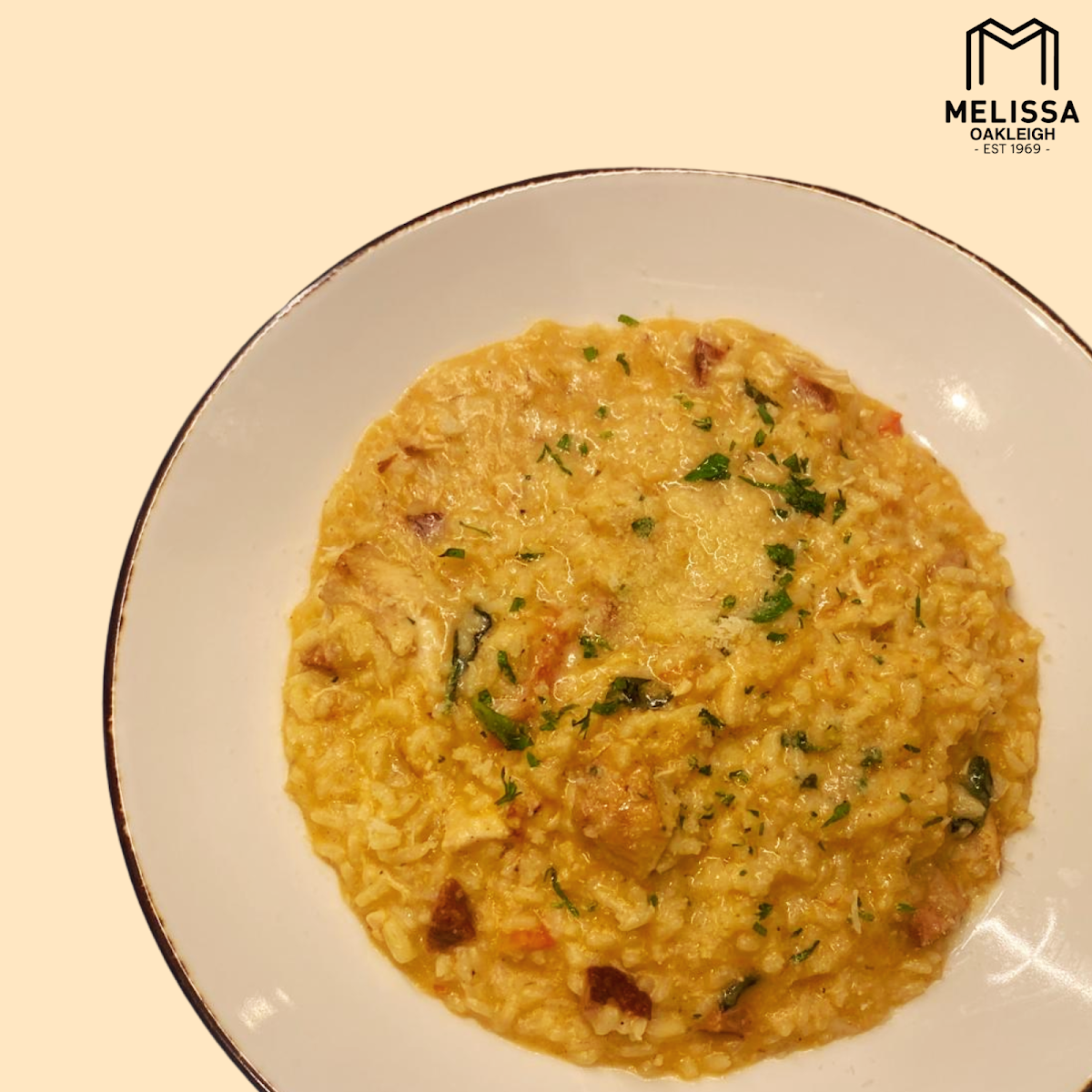 Chicken Risotto, Melissa Oakleigh