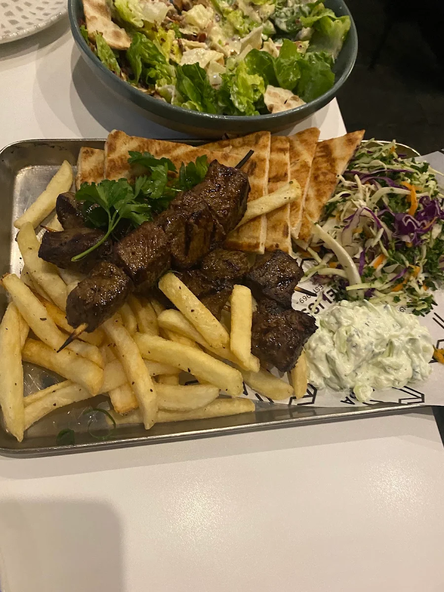 Open Lamb Souvlaki, Melissa Oakleigh