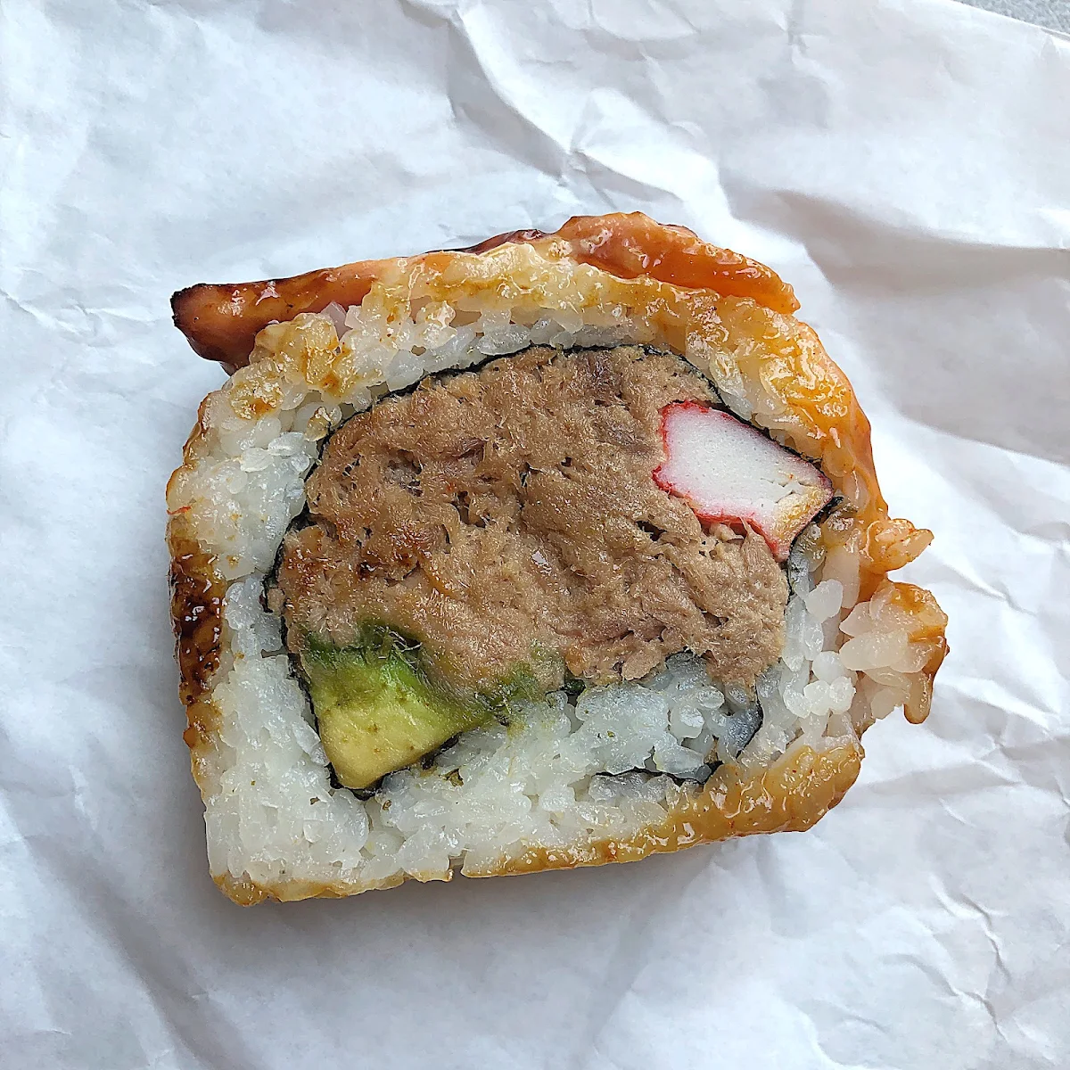 Grilled Crab Nigiri, Akira Sushi