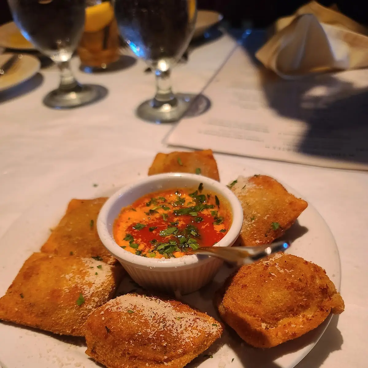 Homemade Toasted Ravioli