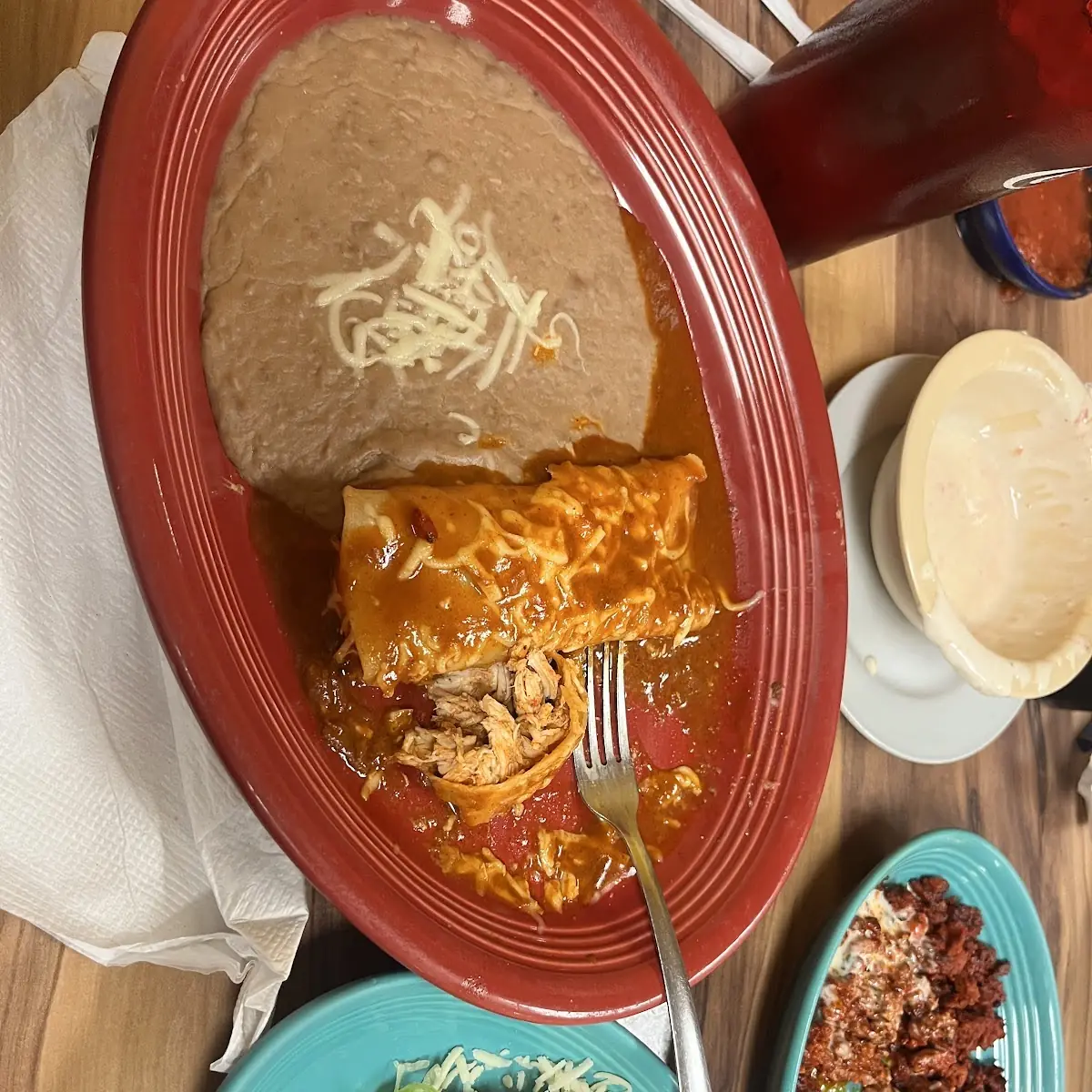 Chipotle Chicken Enchiladas