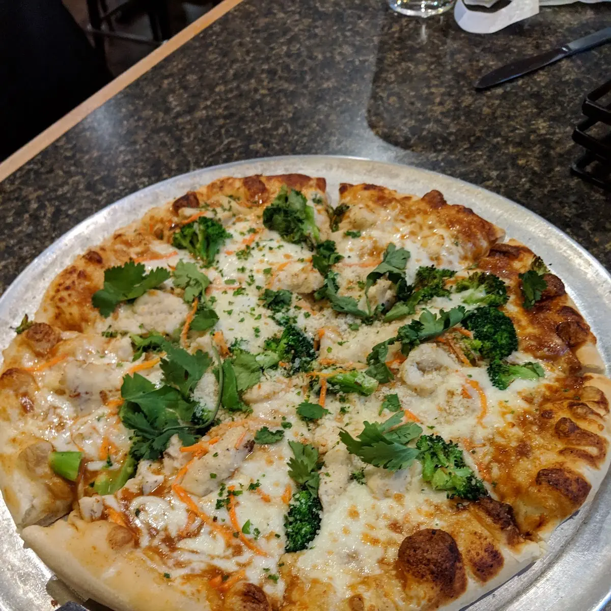 Thai Chicken Pizza