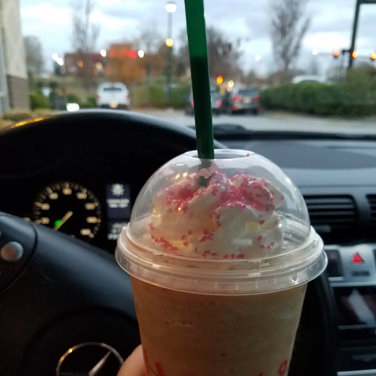 Strawberry Crème Frappuccino Blended Beverage