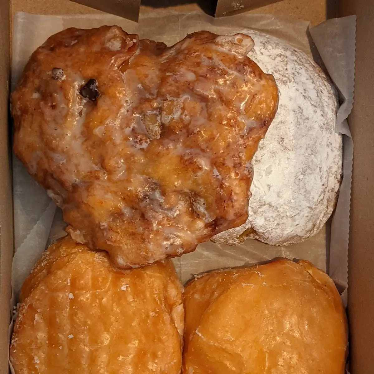 Apple Fritter & Filled Donuts