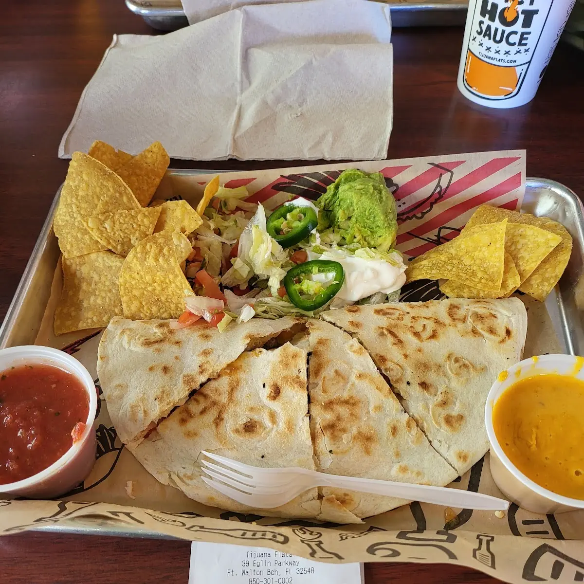 Bangin' Chicken Quesadilla