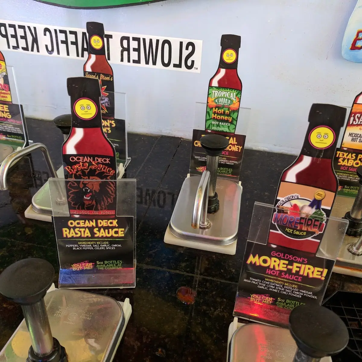 Hot Sauce Bar