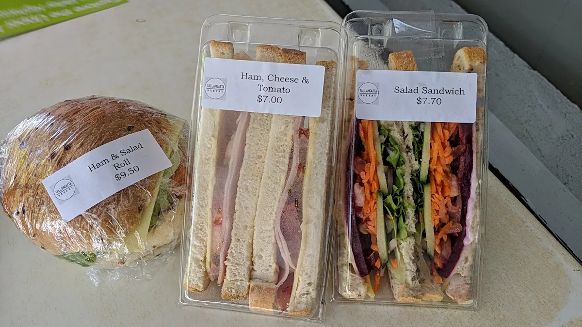 Sandwiches, Tallangatta Bakery