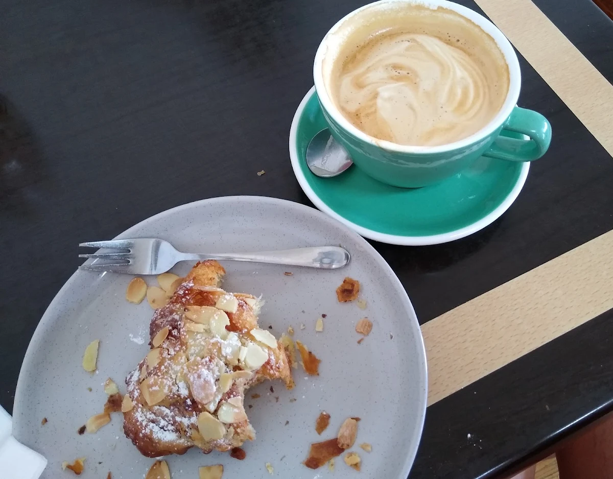 Almond Croissant, L'Anse French Café & Croissanterie