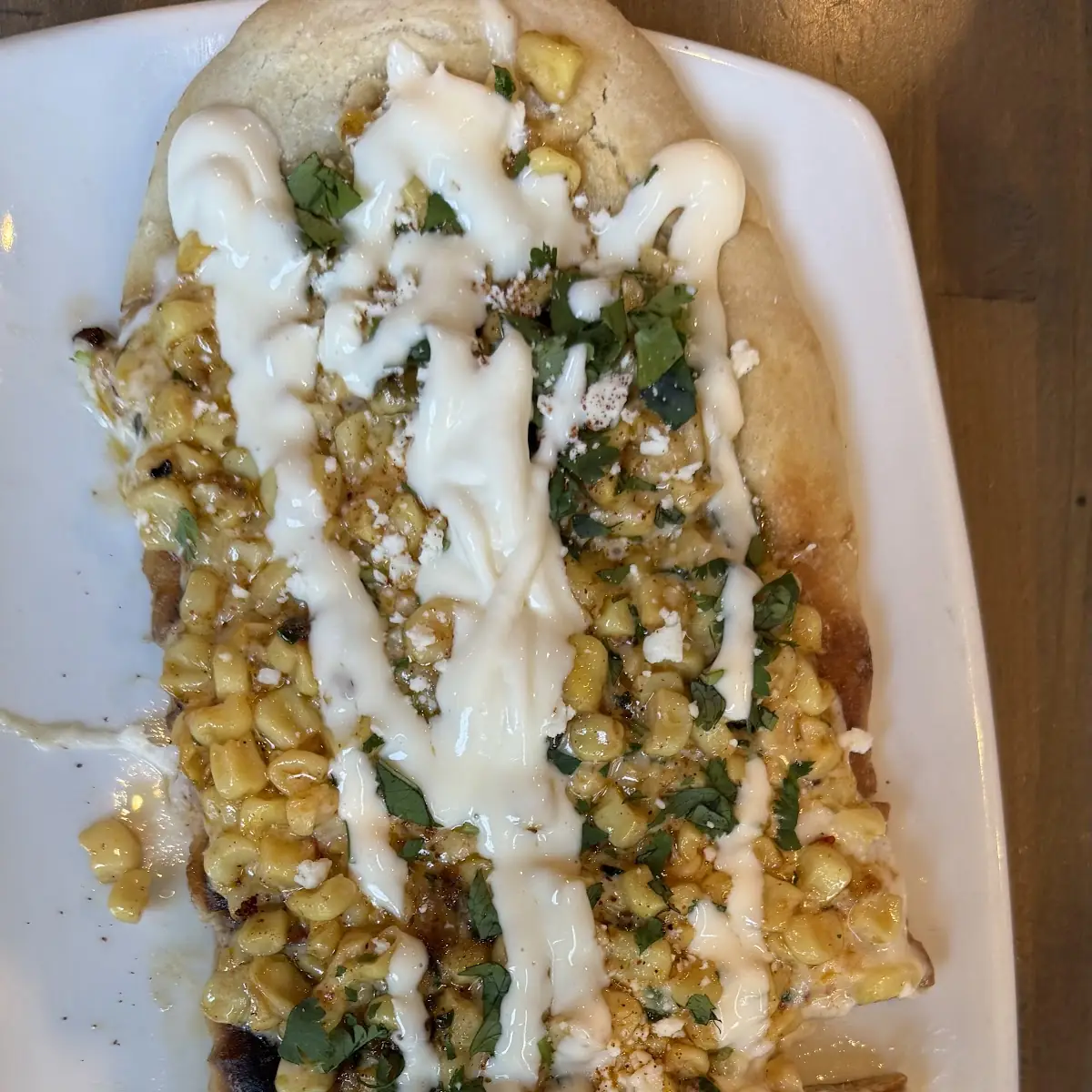 Mexican Street Corn Flatbread