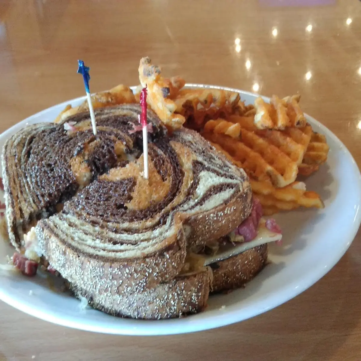 Reuben Sandwich with Fries