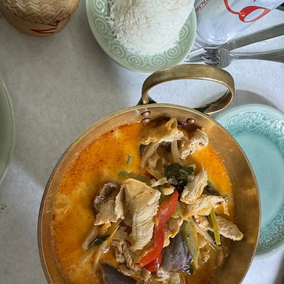 Red Curry Chicken with Bamboo Shoots