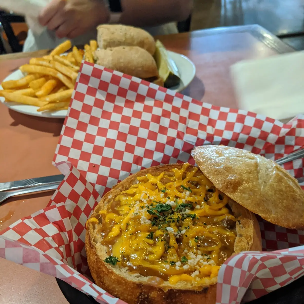 Soup and a Bread Bowl
