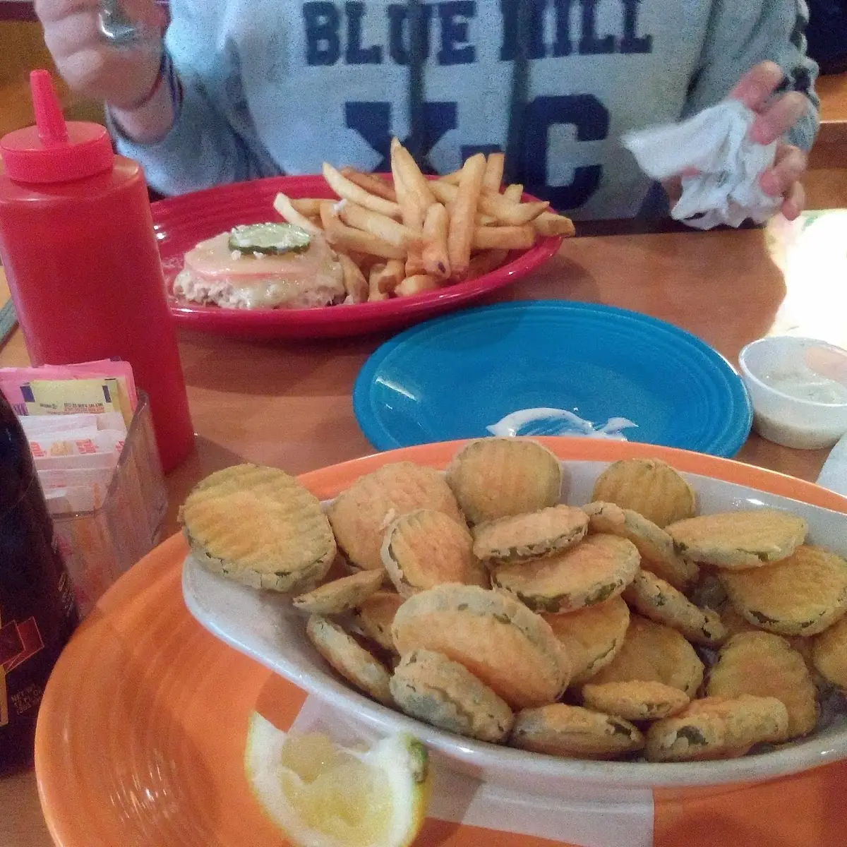 Tuna Melt & Fried Pickles