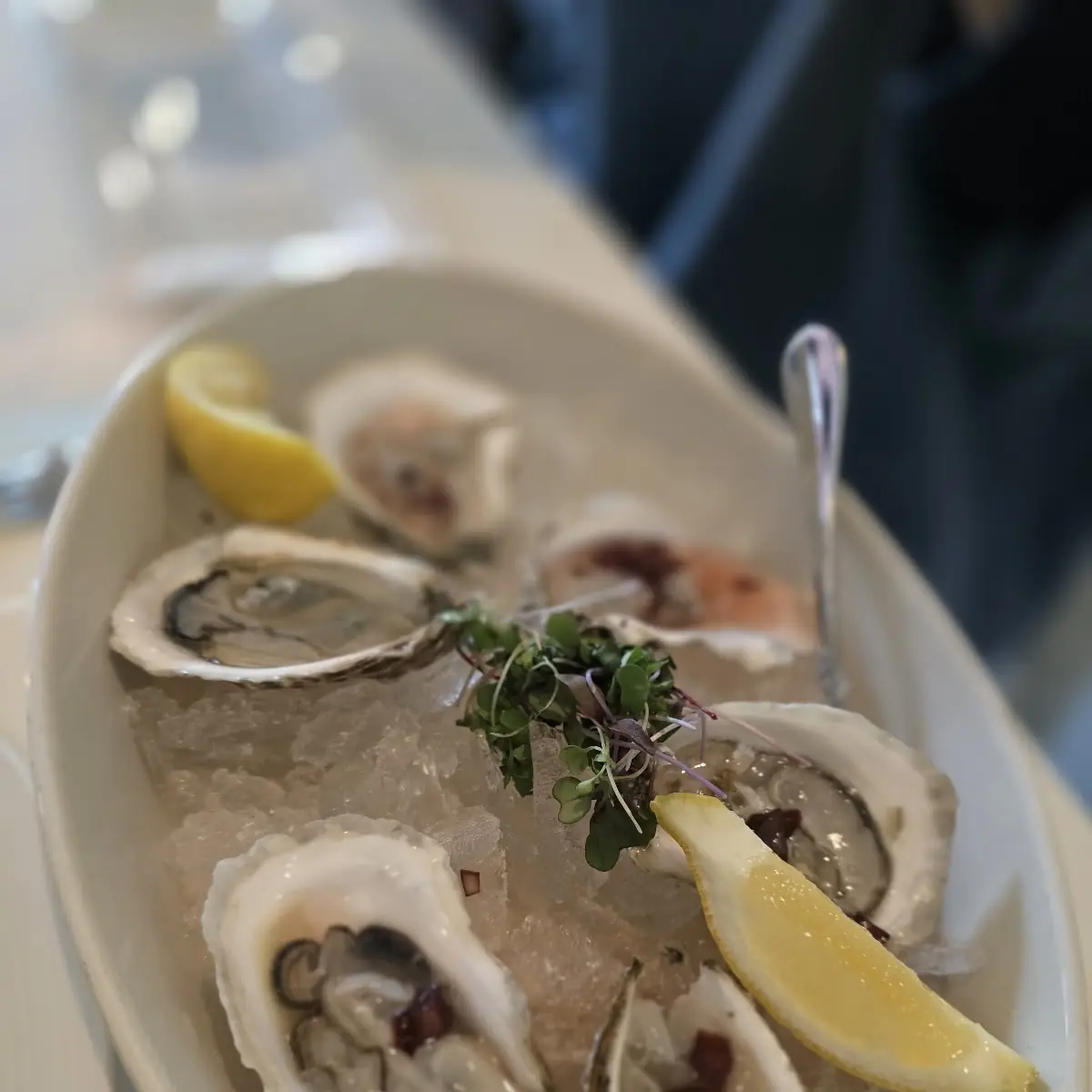 Oysters on the Half Shell with Mingnonette Sauce