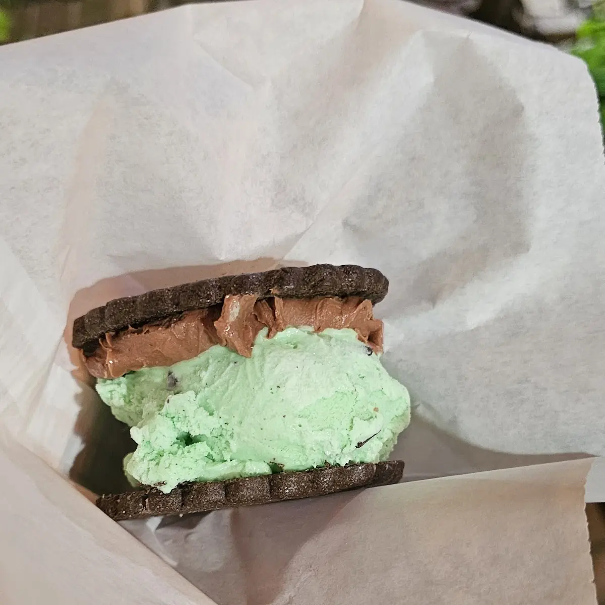 Chocolate Chip Mint Peace Pie