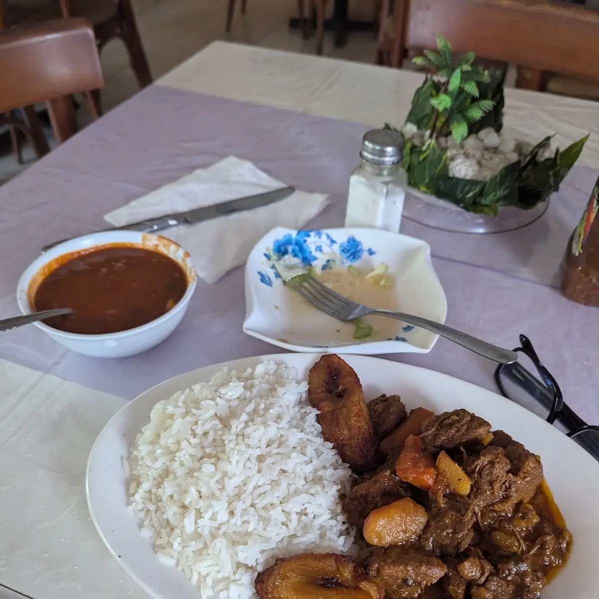 Chicken and White Rice and Beans