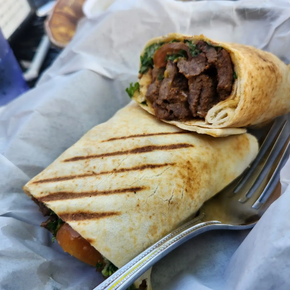 Beef Shawarma Wrap