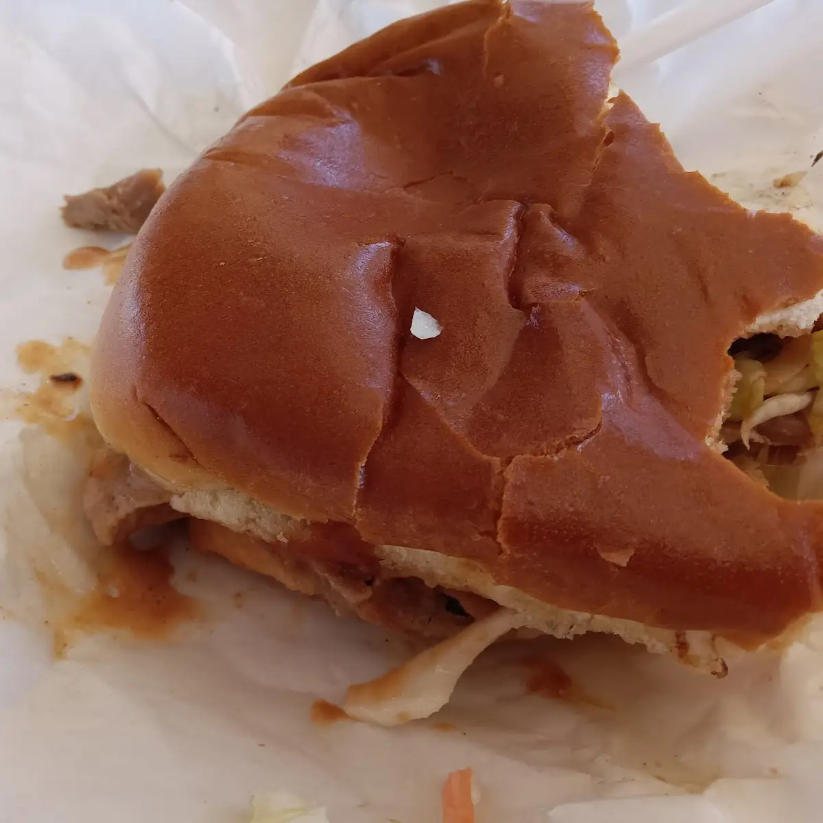 Sliced Brisket Sandwich