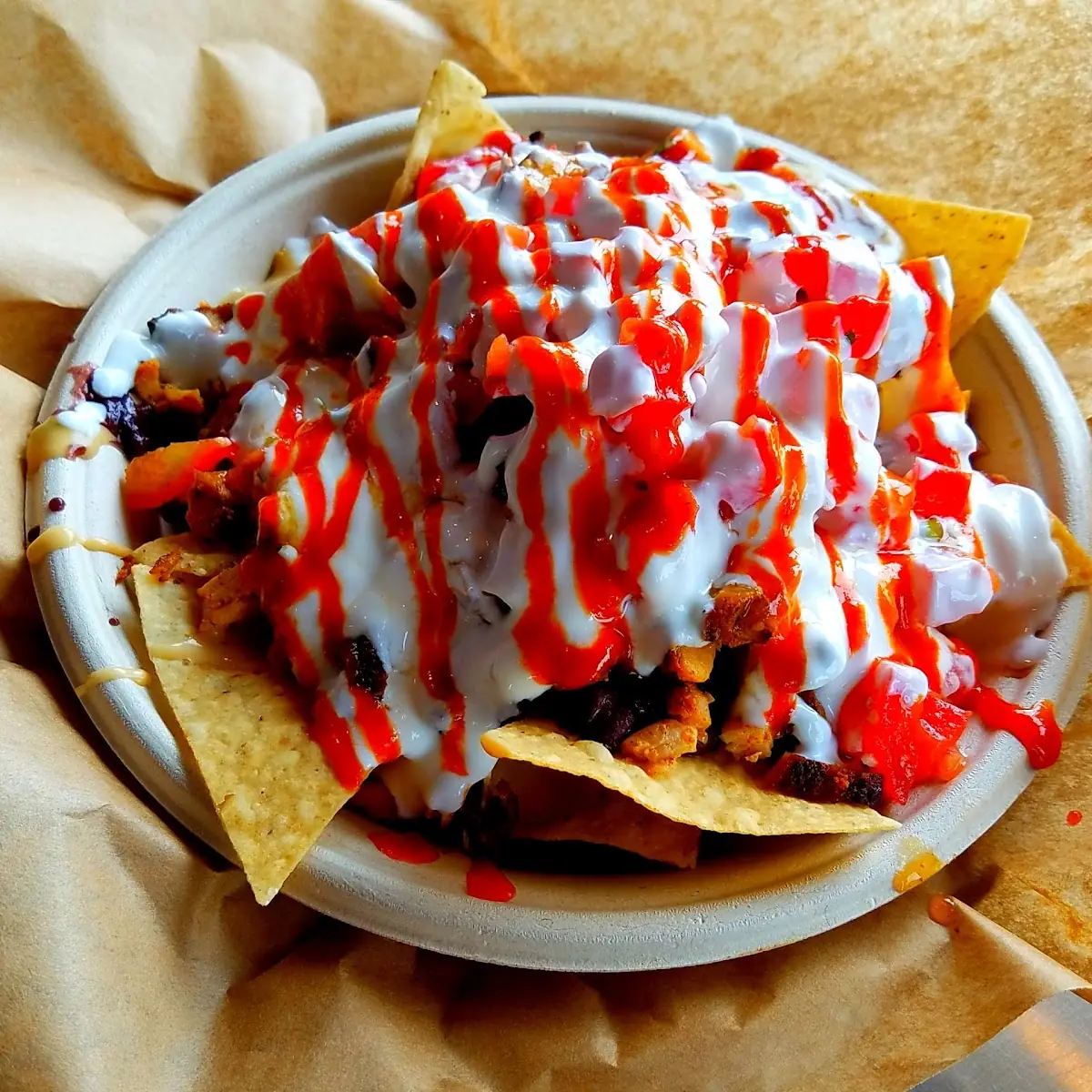 Spicy Chicken Nachos