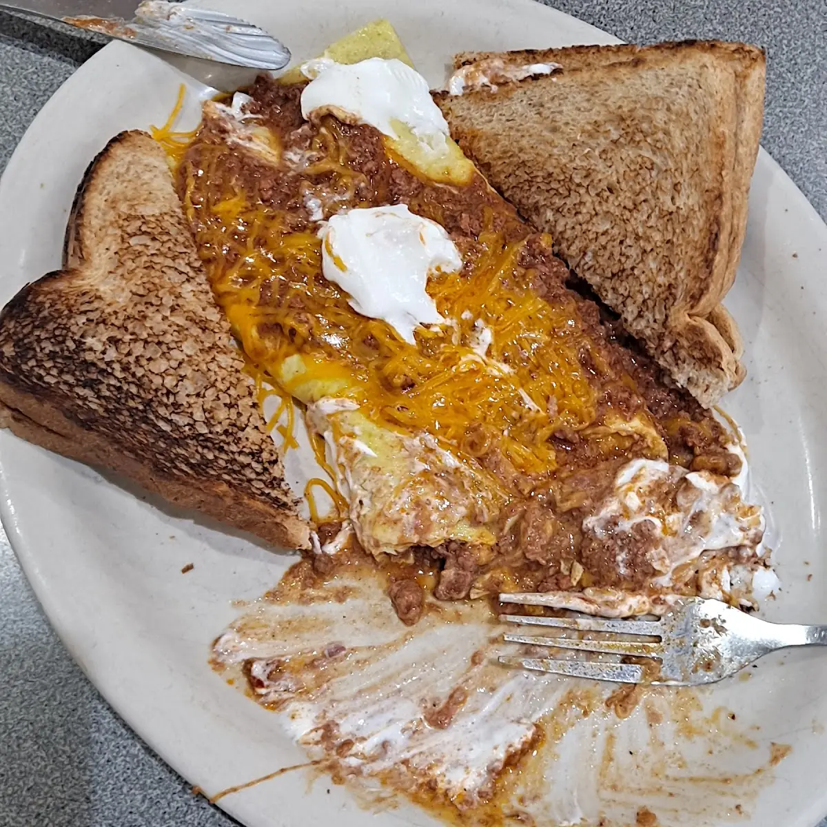 Chili Cheese Omelette