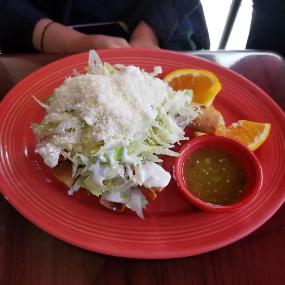 Crispy Rolled Tacos with Salsa Verde