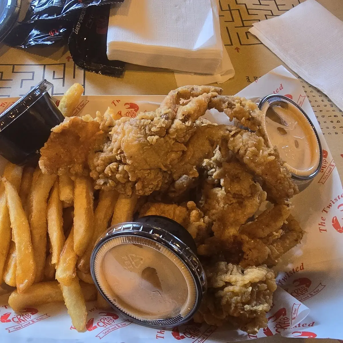 Soft Shell Crab Cake Platter