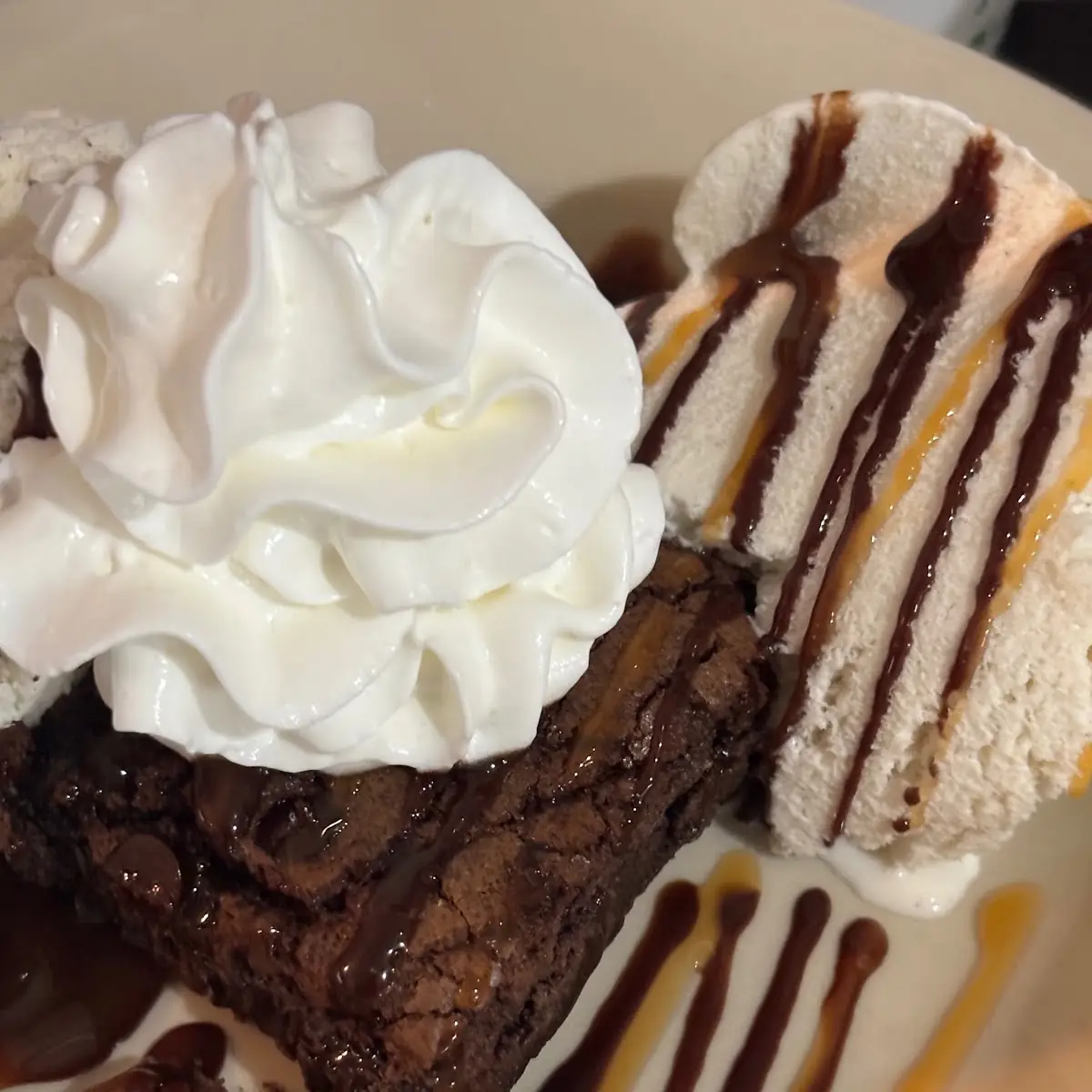 Warm Brownie Sundae