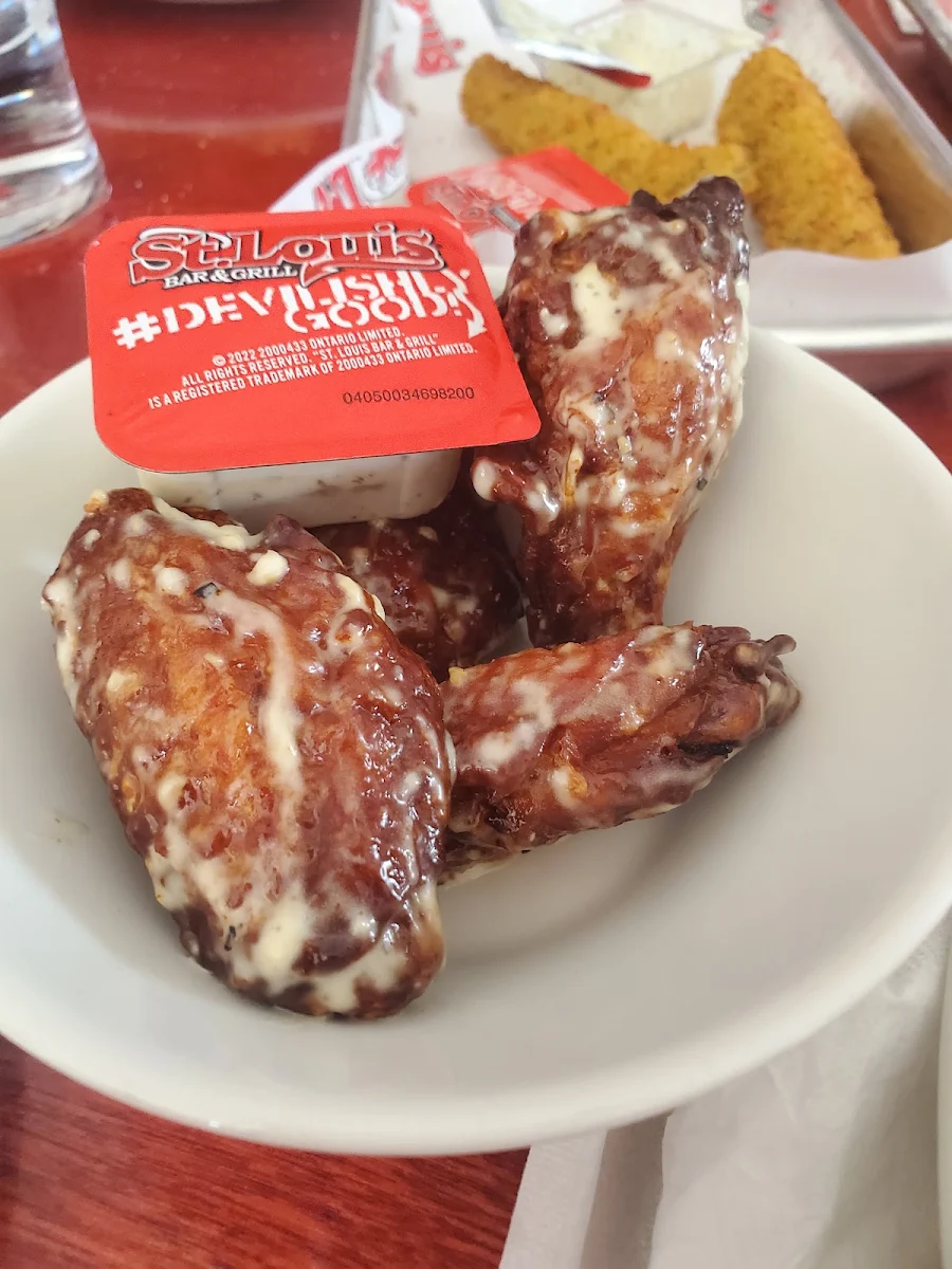 Garlic Parm Wings, St. Louis Bar & Grill