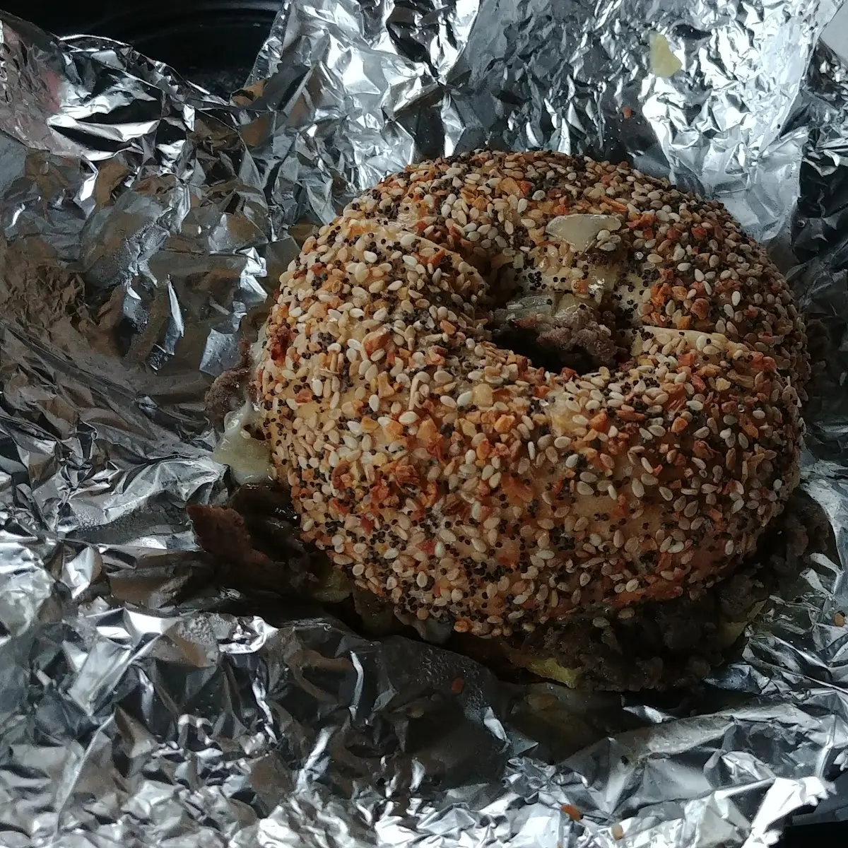 Sausage Egg and Cheese Bagels