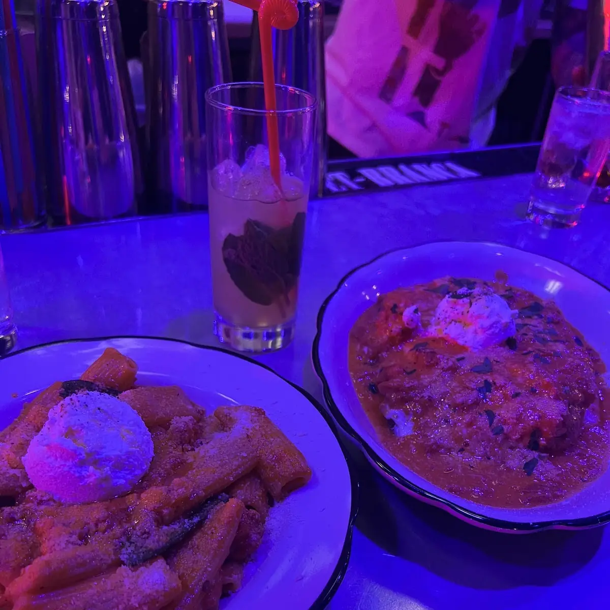 Rigatoni Vodka and Vodka Parm