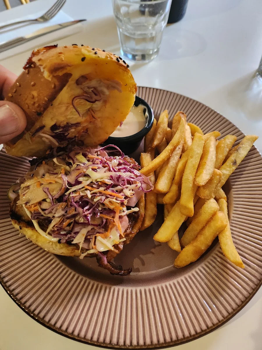 Korean Pork Belly Burger