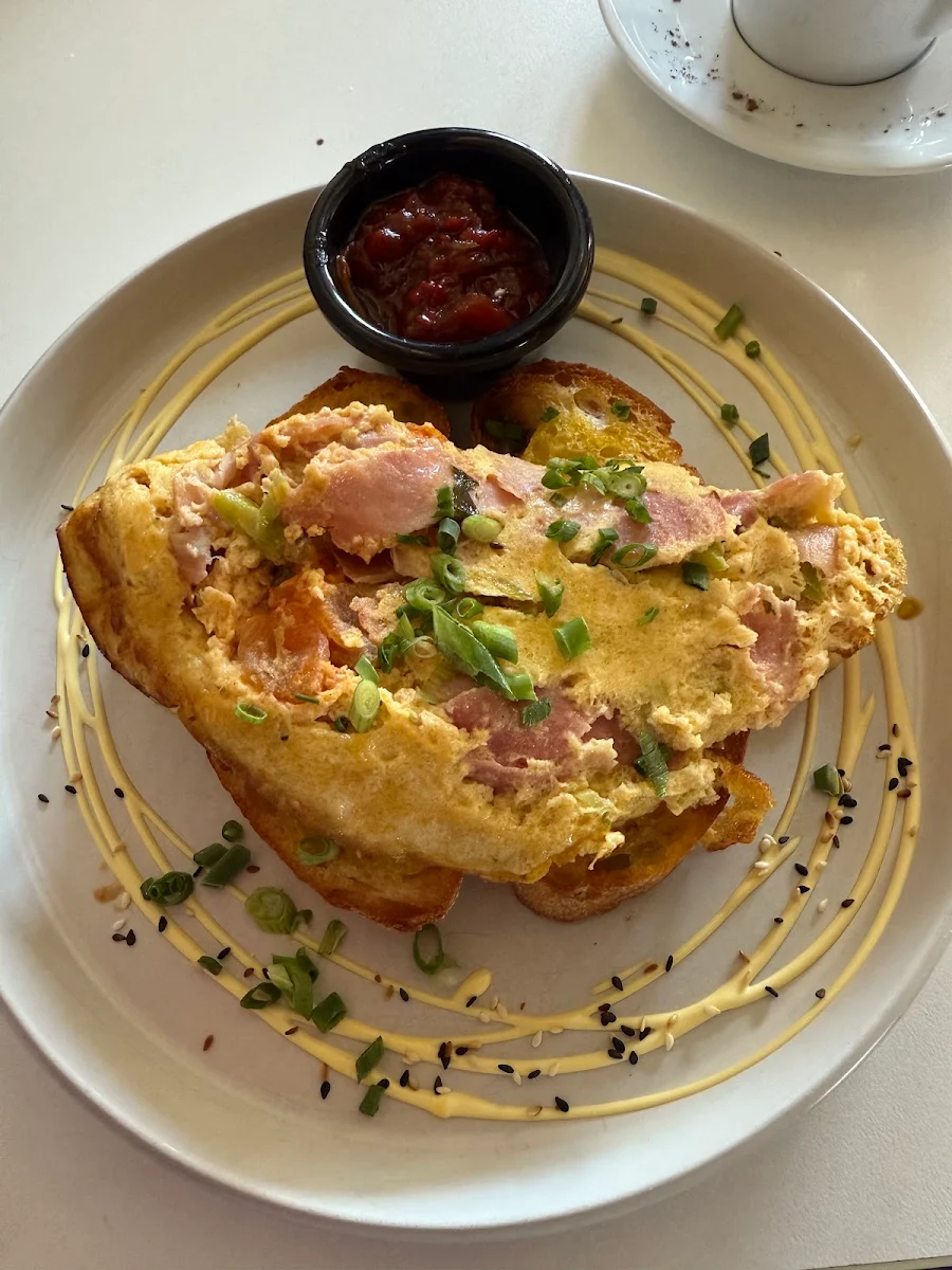 Omelette on Sourdough