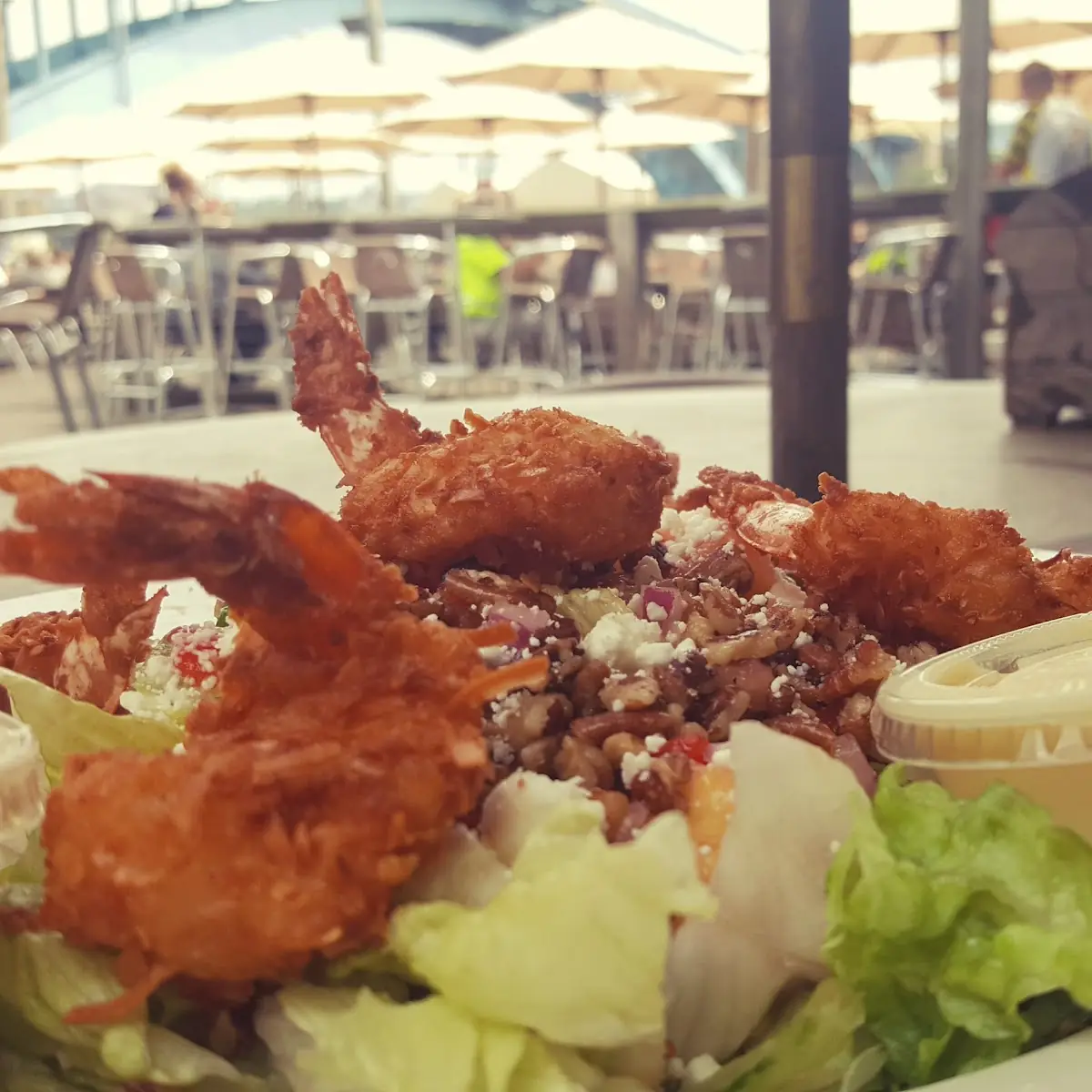 Coconut Shrimp Salad