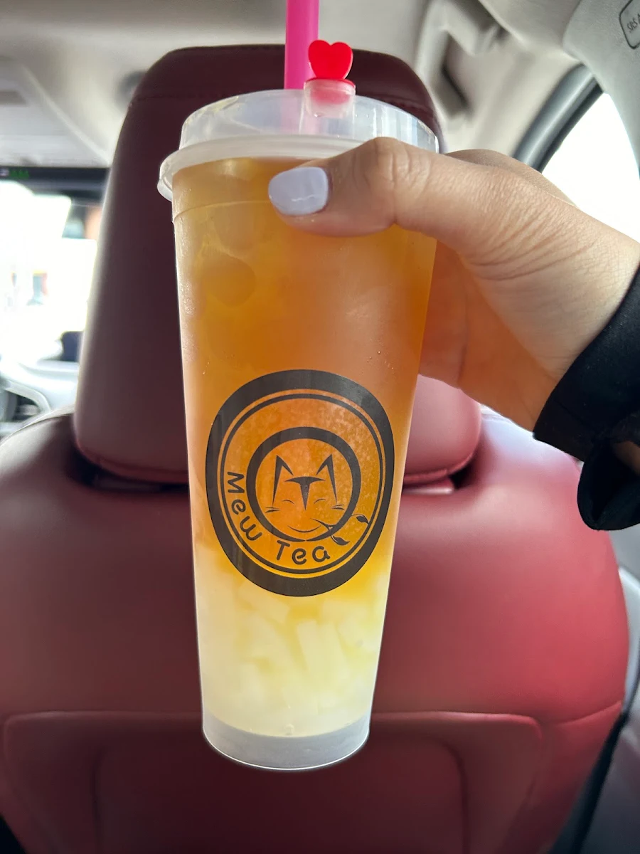 Lychee Green Tea with Lychee Jelly