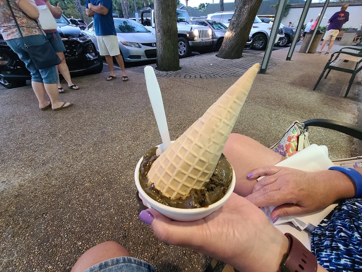 Chocolate Fudge in a Waffle Cone