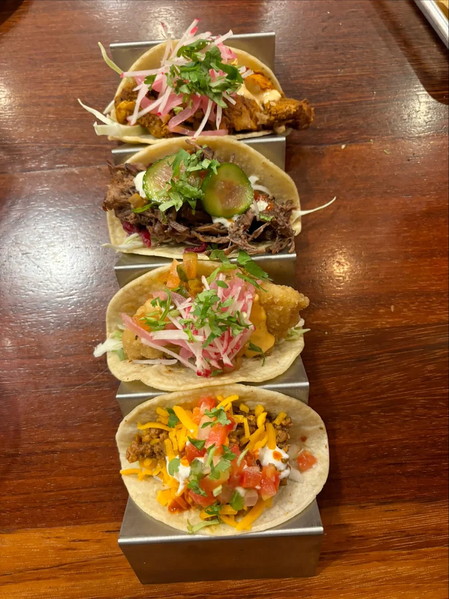 Fish and Beef Cheek Tacos, The Mule Burlington (Formerly Burro)
