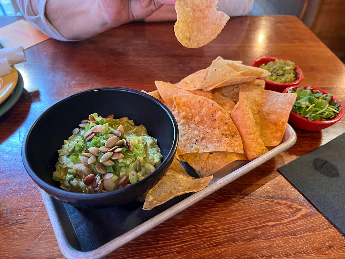 Guac and Tortilla Chips, The Mule Burlington (Formerly Burro)