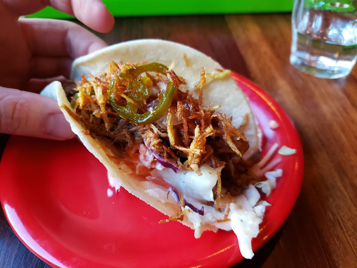 Pulled Pork Tacos, The Mule Burlington (Formerly Burro)