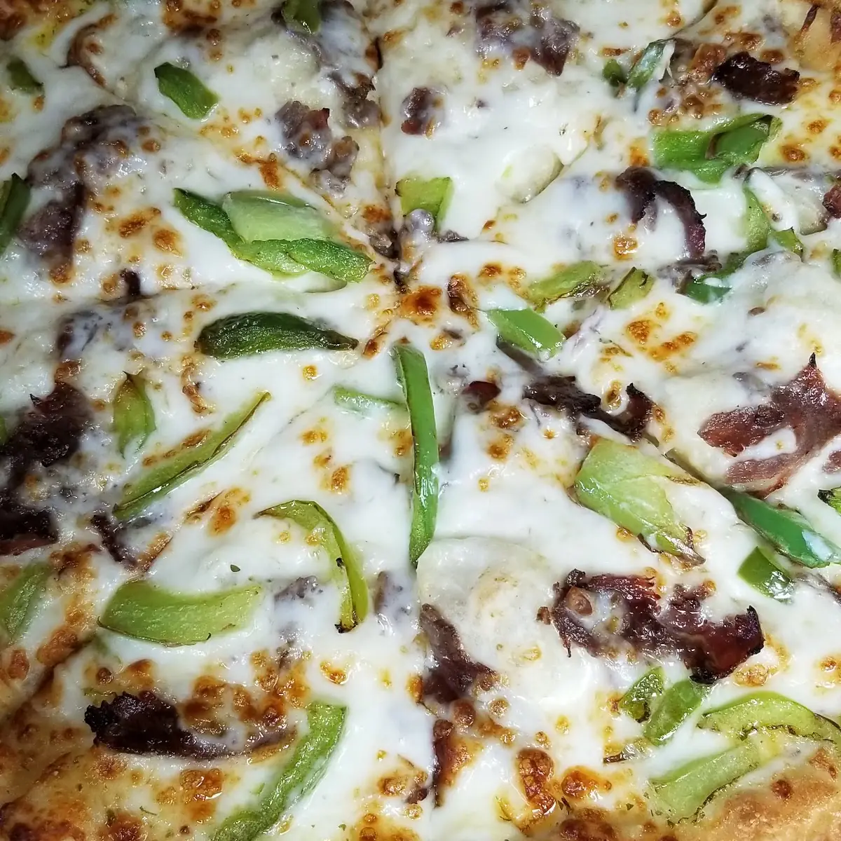 Philly Cheesesteak Pizza