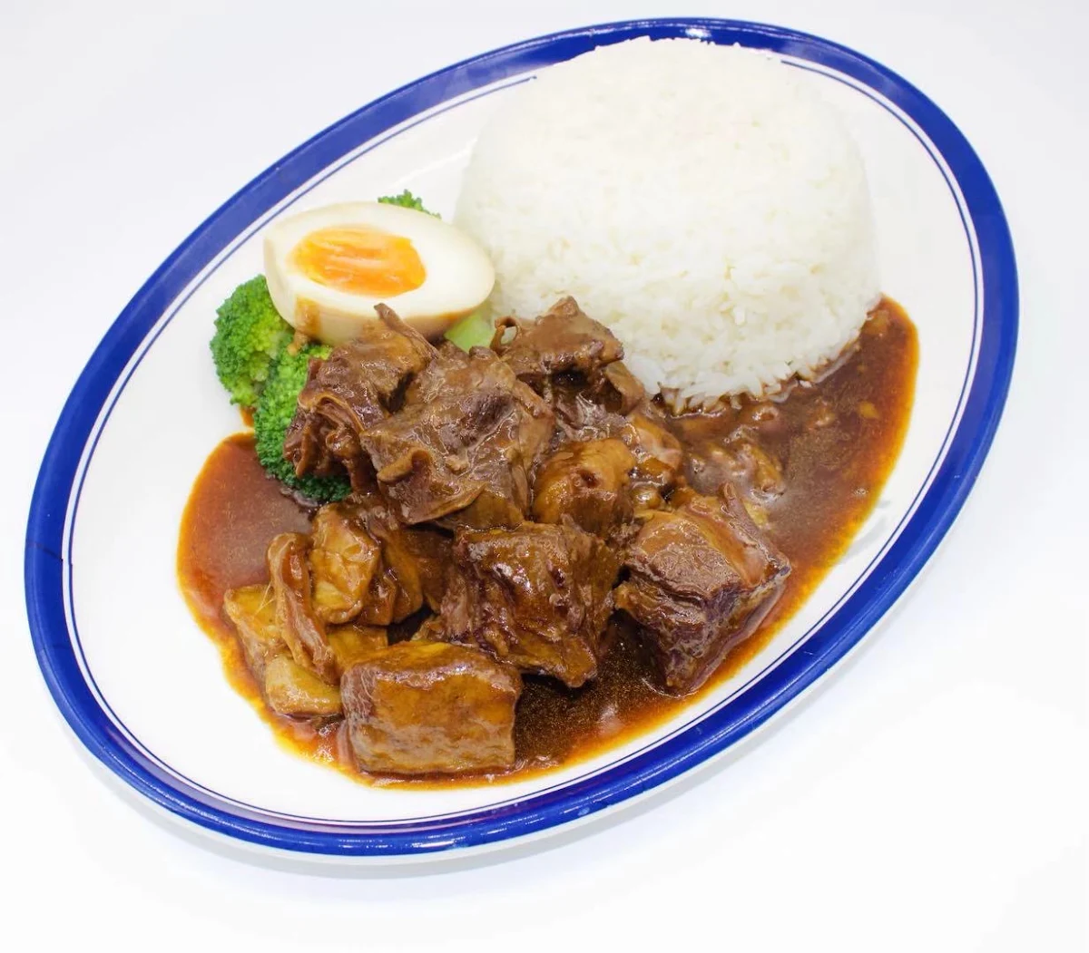 Special Braised Beef on Rice, Lucky Dumpling Kitchen Burwood Brickworks