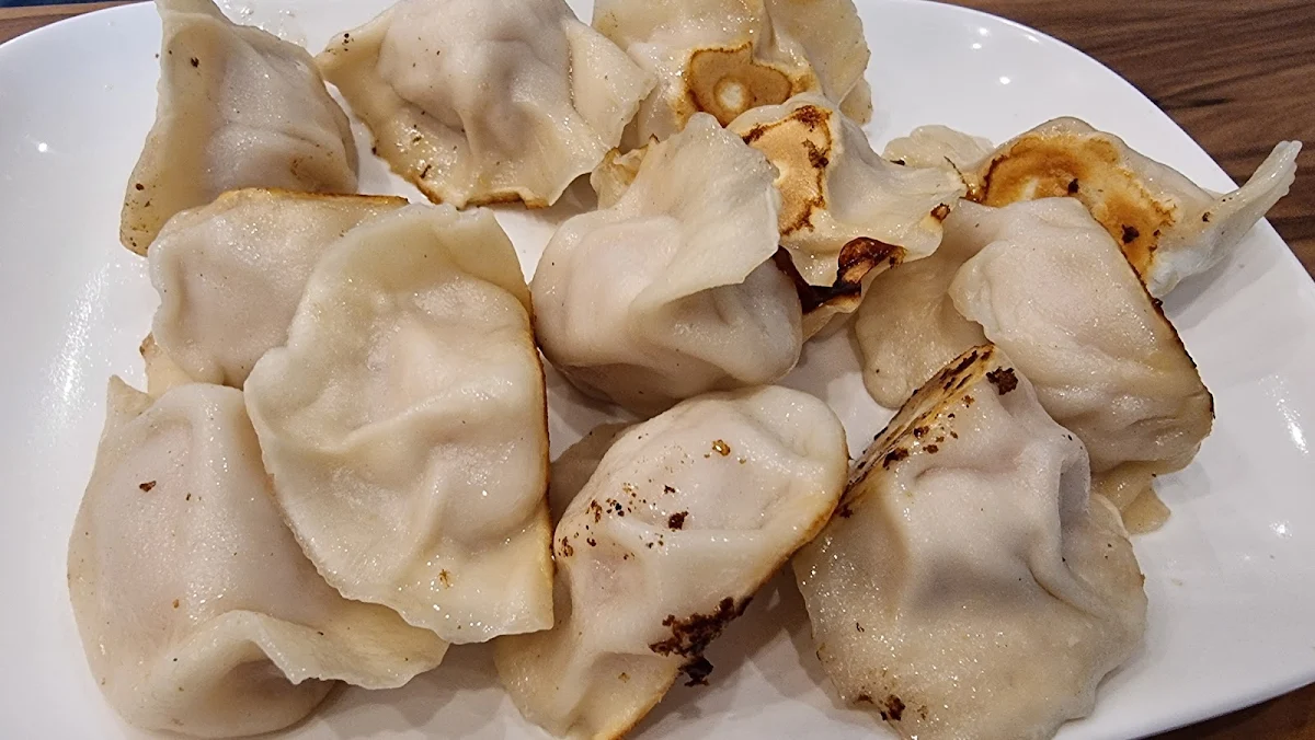 Chicken and Prawn Pan Fried Dumplings, Song's Dumplings