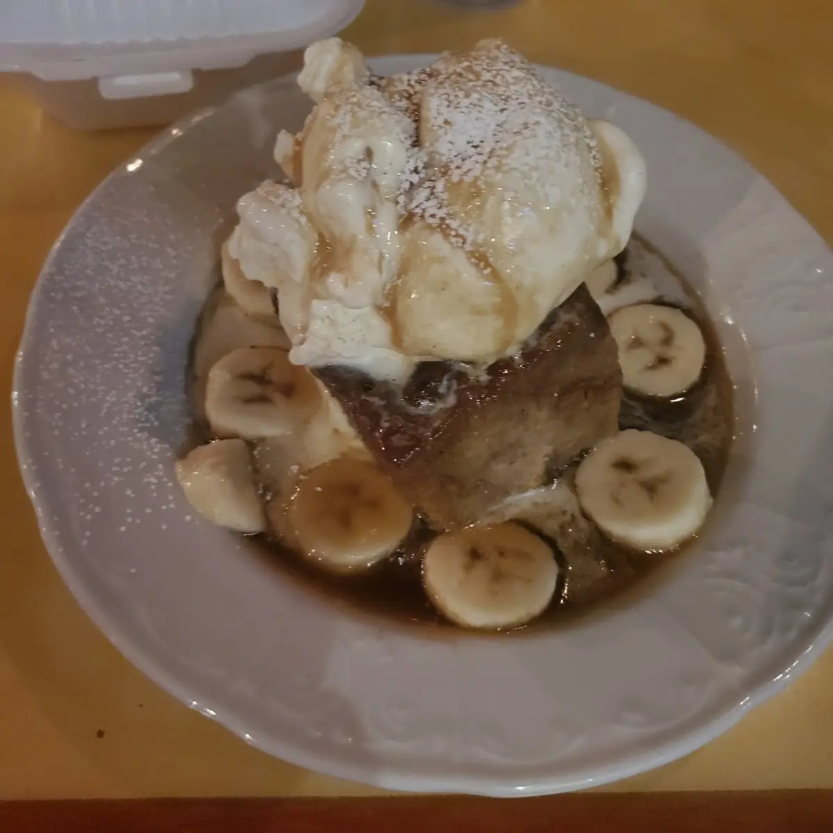Bananas Foster Bread Pudding